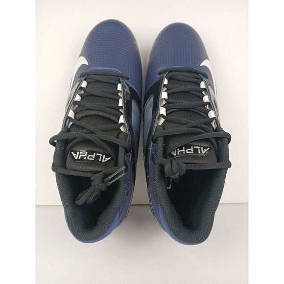 Nike Alpha Menace 4 Pro Midnight Navy White Men Sz9 Football Cleats FD7037 401 main image 6